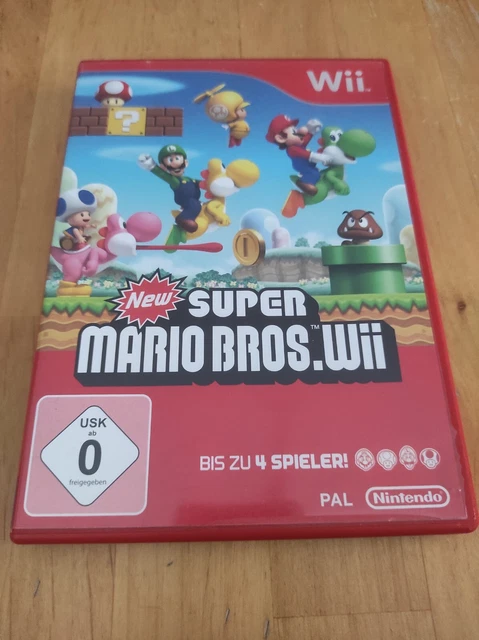 Playstation Wii Spiel mit Anleitung New Super Mario Bros Wii