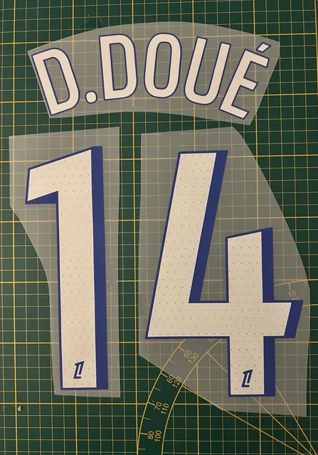 Flocage Personnalisé D. DOUÉ #14 - Maillot Paris 2025/2026 Third - Neuf