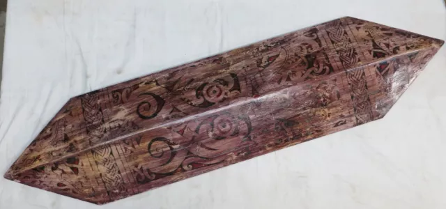RARE HEADHUNTER BORNEO DAYAK SHIELD not mandau sword