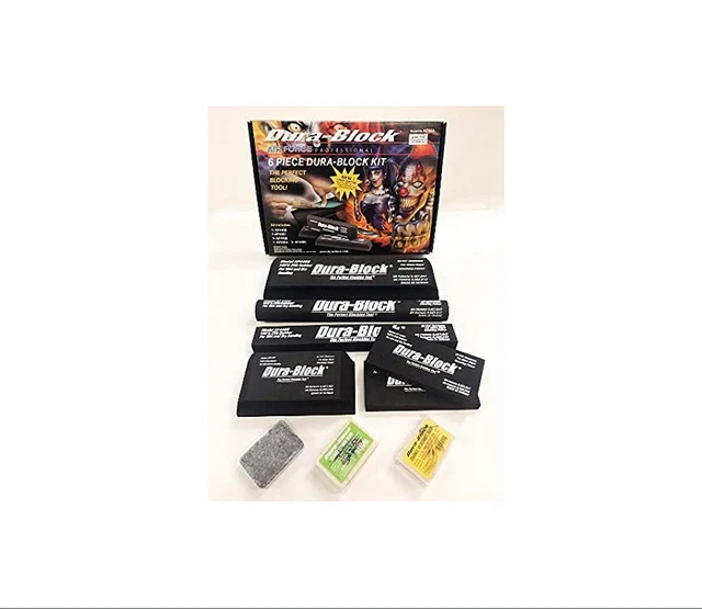 Dura-Block AF44A Black 6-Piece Sanding Block Set