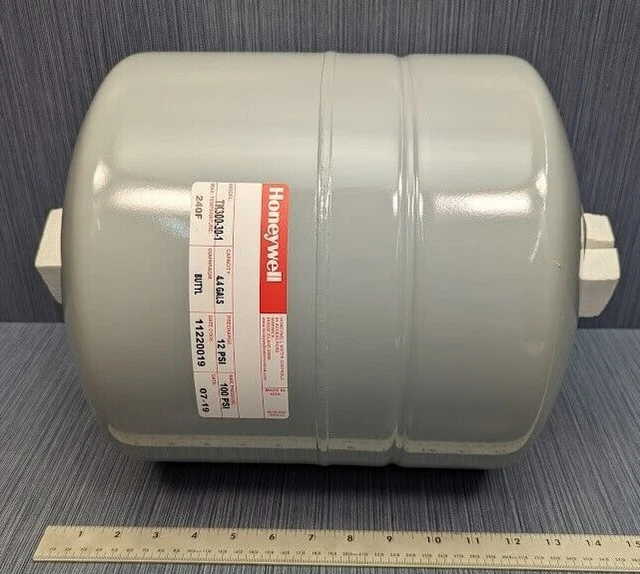 Honeywell TK300-30 1/2" External HEATING Diaphragm Expansion Tank 100psi 4.4gal