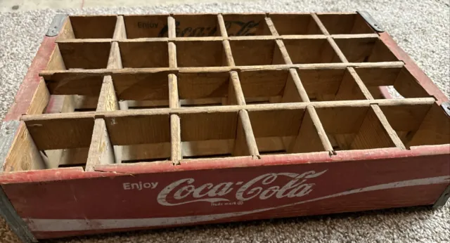 Vintage Wooden 24 Bottle Coca-Cola Coke Crate Original- Great Condition! Boise