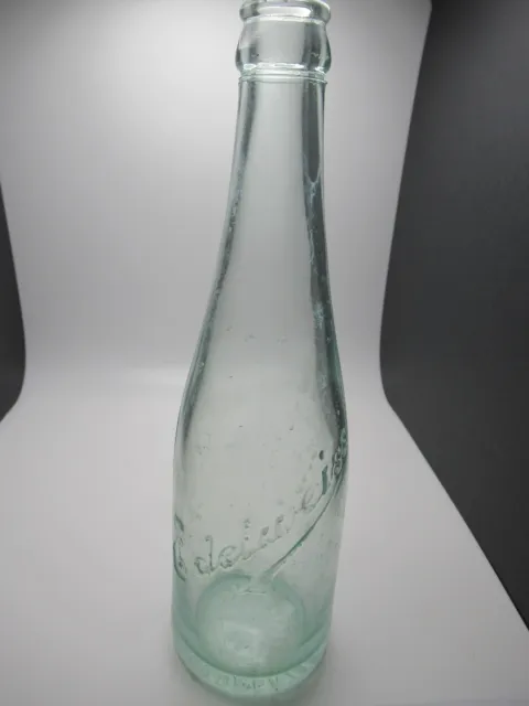 Edelweiss Schoenhofen Brewing Chicago Ill. Glass Embossed Bottle