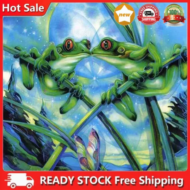 5D DIY Full Drill Diamond Painting Animal Frog Cross Stitch Embroidery Kit Craft