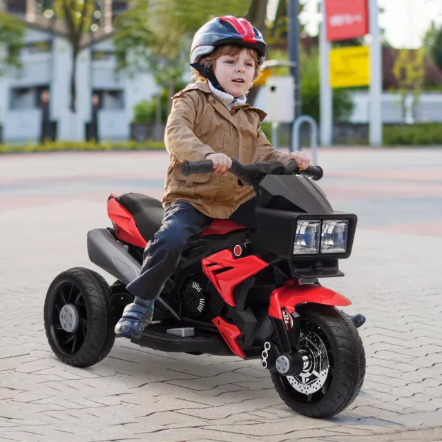 Kids Electric Pedal Motorcycle Ride-on Toy 6V Battery Powered for 37-60 months