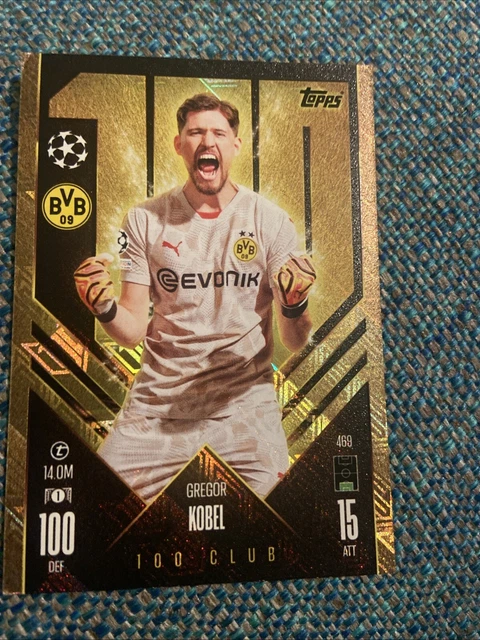 thumbnail image 2 of Topps Match Attax Bundesliga 2023/2024 – Club 100 #451 Gregor Kobel, Limited Edition, Near Mint 2 of 2