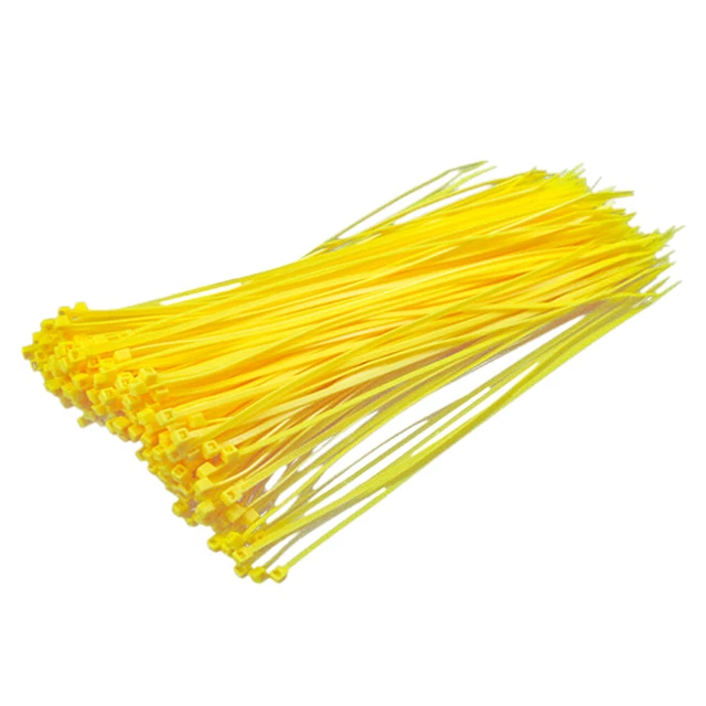 Leadigol 100 fascette in plastica e nylon, fascette con etichetta, fascette con etichetta, avvolgicavo, etichette autobloccanti in plastica, 4 etichette da 150 mm per scrivere su fasce