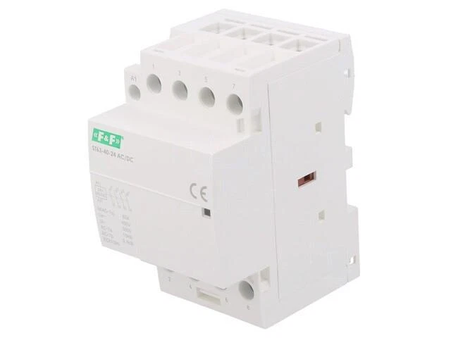 ST63-40-24ACDC Schütz: 4-Richtung Installation 63A 24VAC 24VDC NO x4 DIN F&F