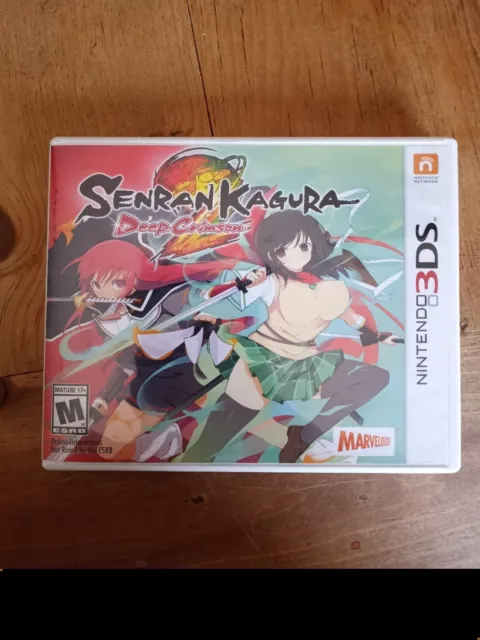 Senran Kagura 2: Deep Crimson, Case & Manual Only, No Game, Double D Edition
