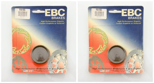 EBC Organic Brake Pads FA195 (2 Packs - Enough for 2 Rotors)