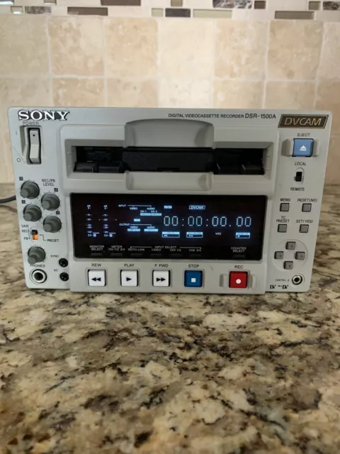 SONY DSR-1500A DVCam Compact Player/Recorder  Digital Videocassette Professional