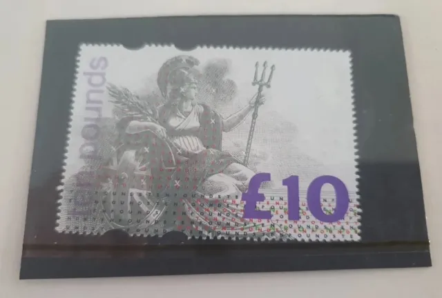 Gb 1993  Britannia £10 Stamp Mnh