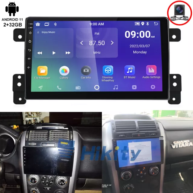 32GB Android 11 Autoradio Für SUZUKI Grand Vitara/Escudo 2005-2015 GPS Navi WIFI