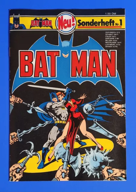 Batman Sonderheft Nr. 1 vom Ehapa Verlag Erstausgabe von 1976 Zustand Z 1-2