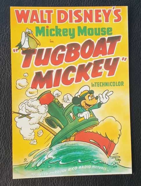 Carte postale collection ancienne Mickey.Très bon état.Originaux.Walt Disney#5