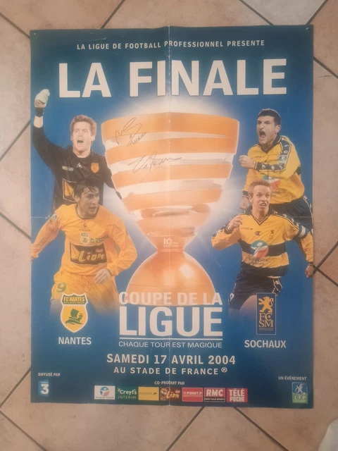 Affiche Vintage UEFA EURO 84 - France 1984 - Nantes - Format 60 X 85 Cm - Michel Dubre