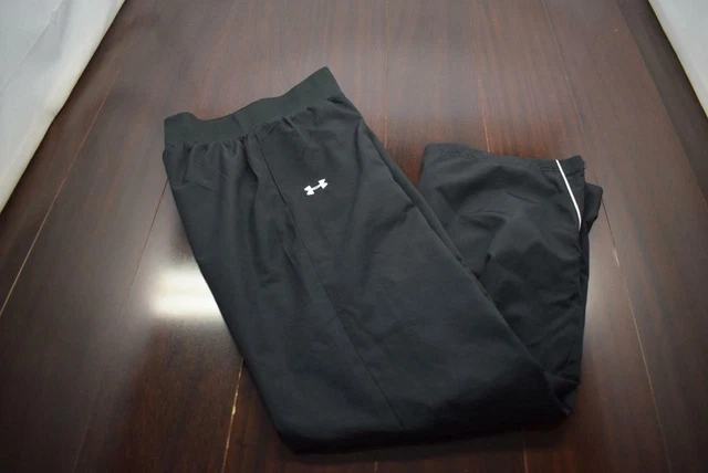 Under Armour Track Pants ASG Loose Black Lined Athletic Womens Size Small