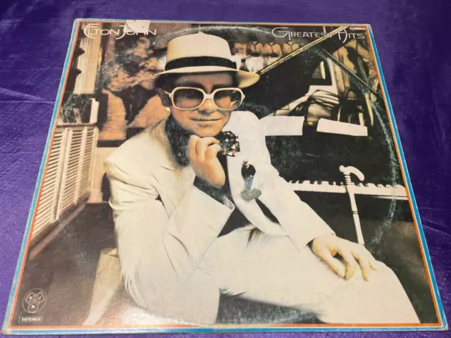 Elton John Greatest Hits - Vinyl Record LP Album - Made in Portugal - MM 7019