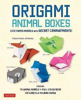 Origami Tierboxen Kit Kawaii Papier Modelle mit