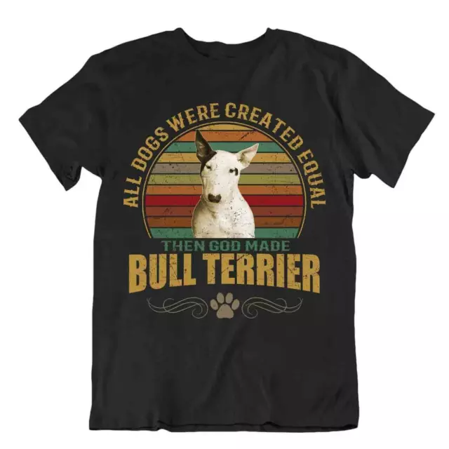 Bull Terrier Chien T-Shirt Cadeau Cool CHEMISE Amoureux Animaux Vintage