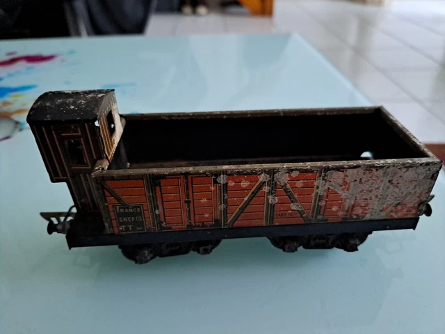 JEP Wagon Bagages & Wagon a portes glissières Voie O Bon Etat