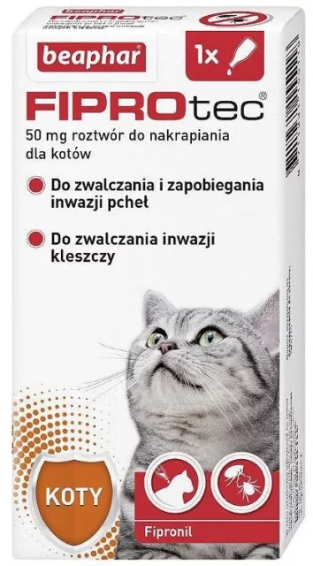 8711231155101 BEAPHAR Parasitentropfen für Katze  - 1 x 50 mg beaphar