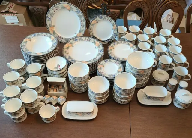 Mikasa Intaglio CAC29 Garden Harvest Dinnerware Plates Bowls Cups *Pick Pieces*