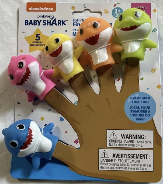 Pinkfong Baby Shark Bath Finger Puppets Walmart Canad vrogue.co