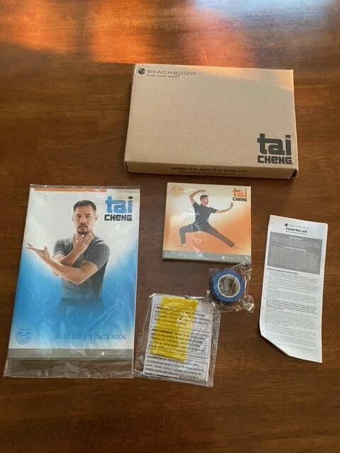 NEW BeachBody Tai Cheng 5 DVD Workout, Food Plan, Guidebook, Band & Roller