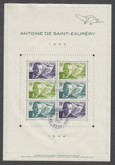 Bloc De Timbres France 1975 Arphila Paris - Bloc 5 Complet Oblitéré, Collection Philatélie, Qualité Prophila