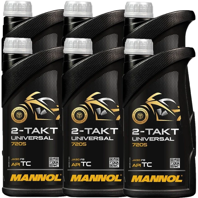 8x1 Liter FANFARO M-2T Universal 2-Takt Motoröl – API TC, Für Motorräder & Zweitaktmotoren