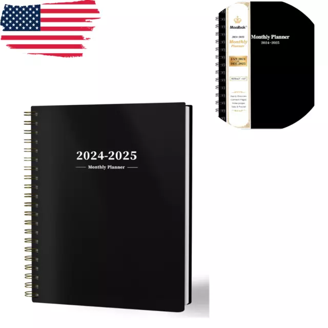 2024-2025 Monthly Planner Calendar 2 Year Appointment Organizer Book 8.5" X 11"