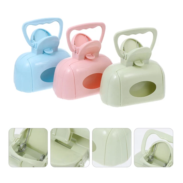 3 piezas Herramienta de recogida de desechos para mascotas Clip para mascotas Clip para mascotas Caca