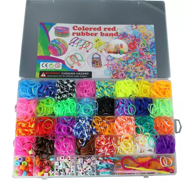 Colorful Colorful Loom  Loom Bracelet Kit Gift Loom Bands  for Birthday