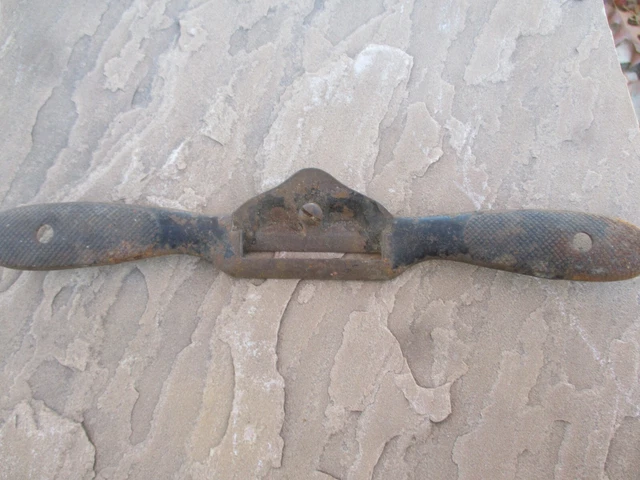 Spokeshave / Draw Knife # 52 Straight Blade Spokeshave No Name, No Blade