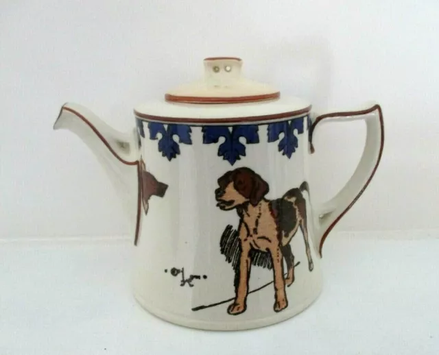 Extremely Rare Royal Doulton Seriesware Teapot Cecil Aldin D4629 - Excellent !!