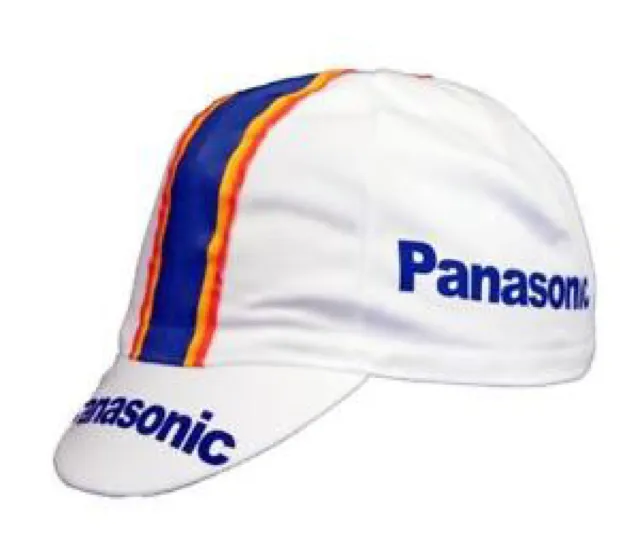 Brand new Panasonic  Cycling cap, Italian made Retro