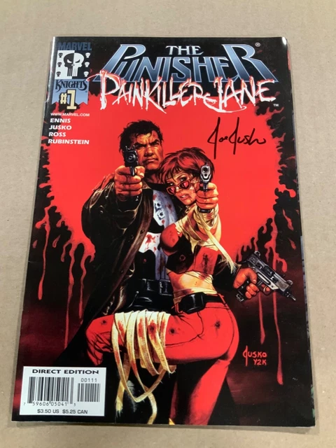 Punisher & Painkiller Jane #1 (Marvel Comics 2001) — Signed By Joe Jusko