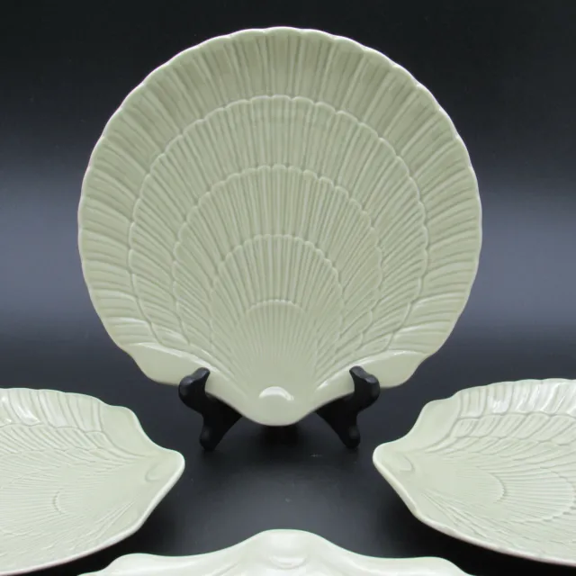Mikasa Country Manor Accent Salad Plate, Shell, Sage Green, Set of Four, FF004 2