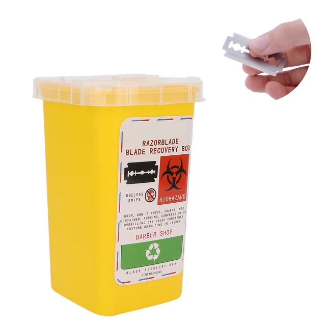 Cuchillo de afeitar hoja de eliminación (amarillo) peluquería peluquería salón hoja ANUNCIOS