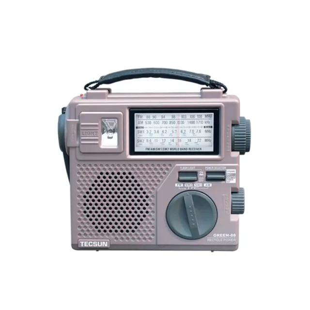 Tecsun Gr-88P Mini Ricevitore Con Dinamo 330003 Tecsun Gr-88P Mini Ricevitore Con Dinamo 330003
