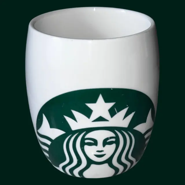 Starbucks Ceramic Siren Barrel Coffee Mug Cup 14 oz Classic Mermaid Logo 2010