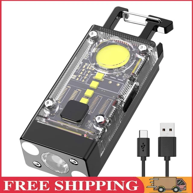 LED COB Emergency Lamp 500LM Solar Type-C USB Rechargeable 500mAh Bottle Opener