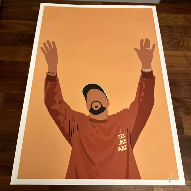 Kanye West Life Of Pablo Father Stretch My Hands Signed Poster