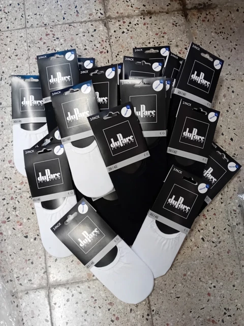 Lot Revendeur Chaussettes Basses DuParc Multicolores - Neuves Avec étiquettes