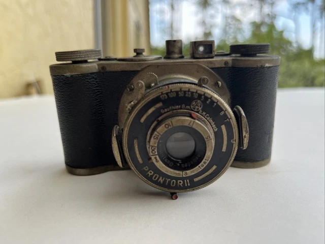 Vintage  Wirgin Camera Germany. 5 Cm Lens. Shutter Works Needs Deep Cleaning.