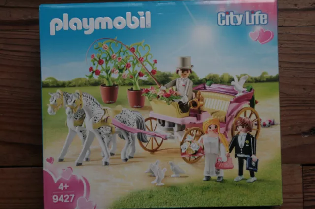 Playmobil City Life Carrosse Mariage et Couple de Mariés 9427
