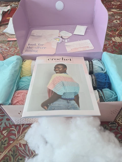 Revestimientos plateados para caja de crochet sociedad