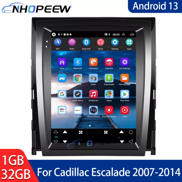 For Cadillac Escalade 2007-2014 9.7" Android 13 Car Stereo Radio GPS NAVI Player