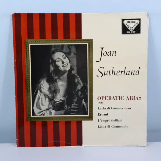 Sxl 2159 Wbg Uk Ed1 - Sutherland - Operatic Arias - Donizetti & Verdi Ex/Vg